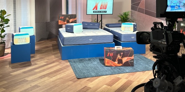Grande debutto su RAI1 per X-BIO CIRCULIFE Il materasso ecosostenibile di X-BIO by Buoninfante  presentato in TelePromozione a “L’Eredità” 